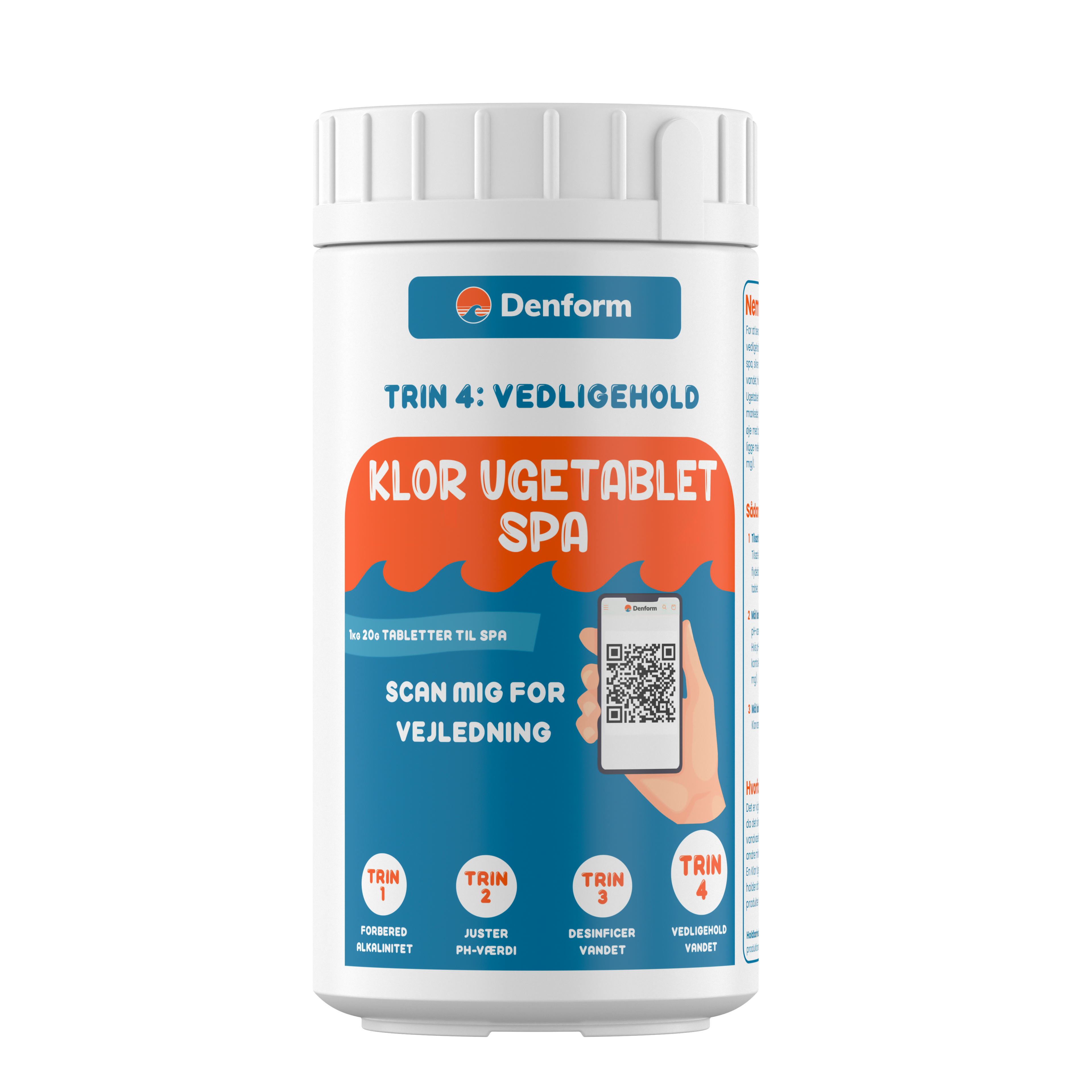 Klor ugetablet spa - 20 g 1 kg