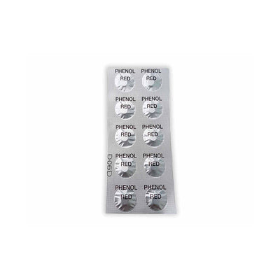 Testtabletter pH - Phenol Red