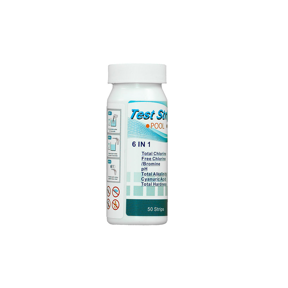 Strips 6 i 1 test til spabad og pool