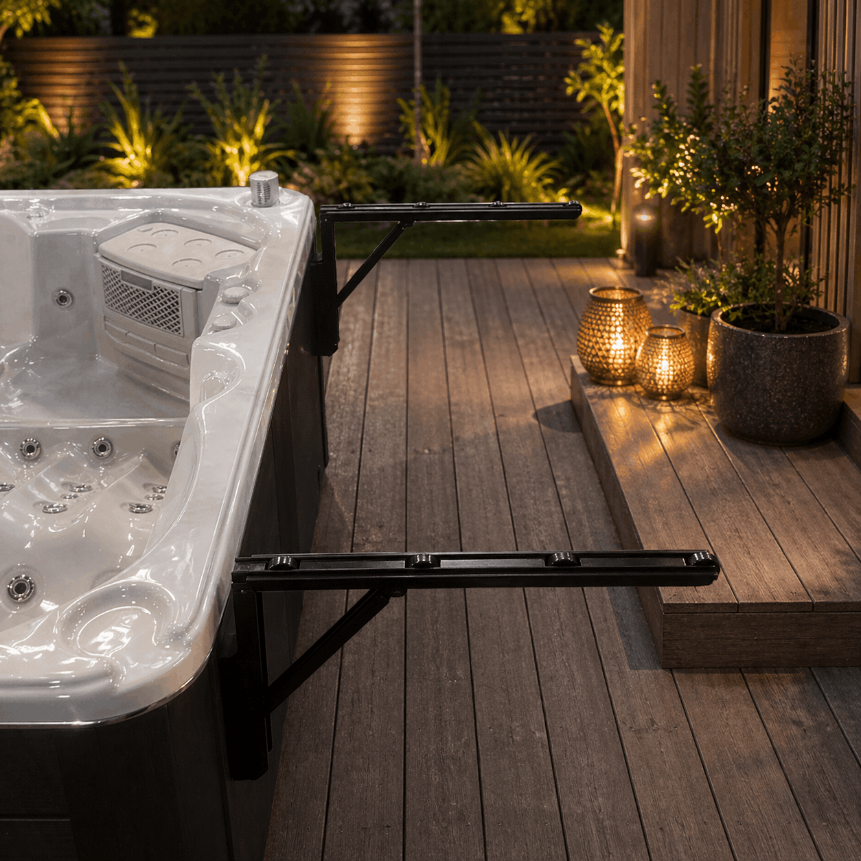 Foldbar coverlift til udespa