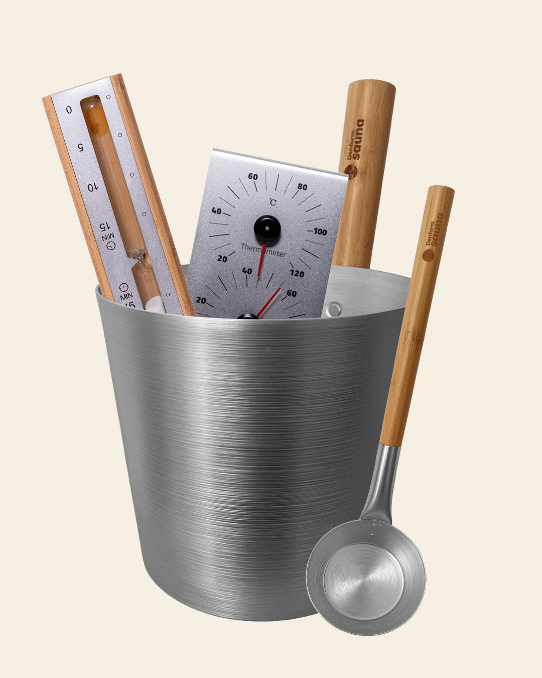 Komplet saunasæt aluminium