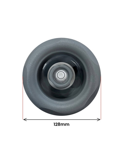 Direkte dyse 128 mm grå