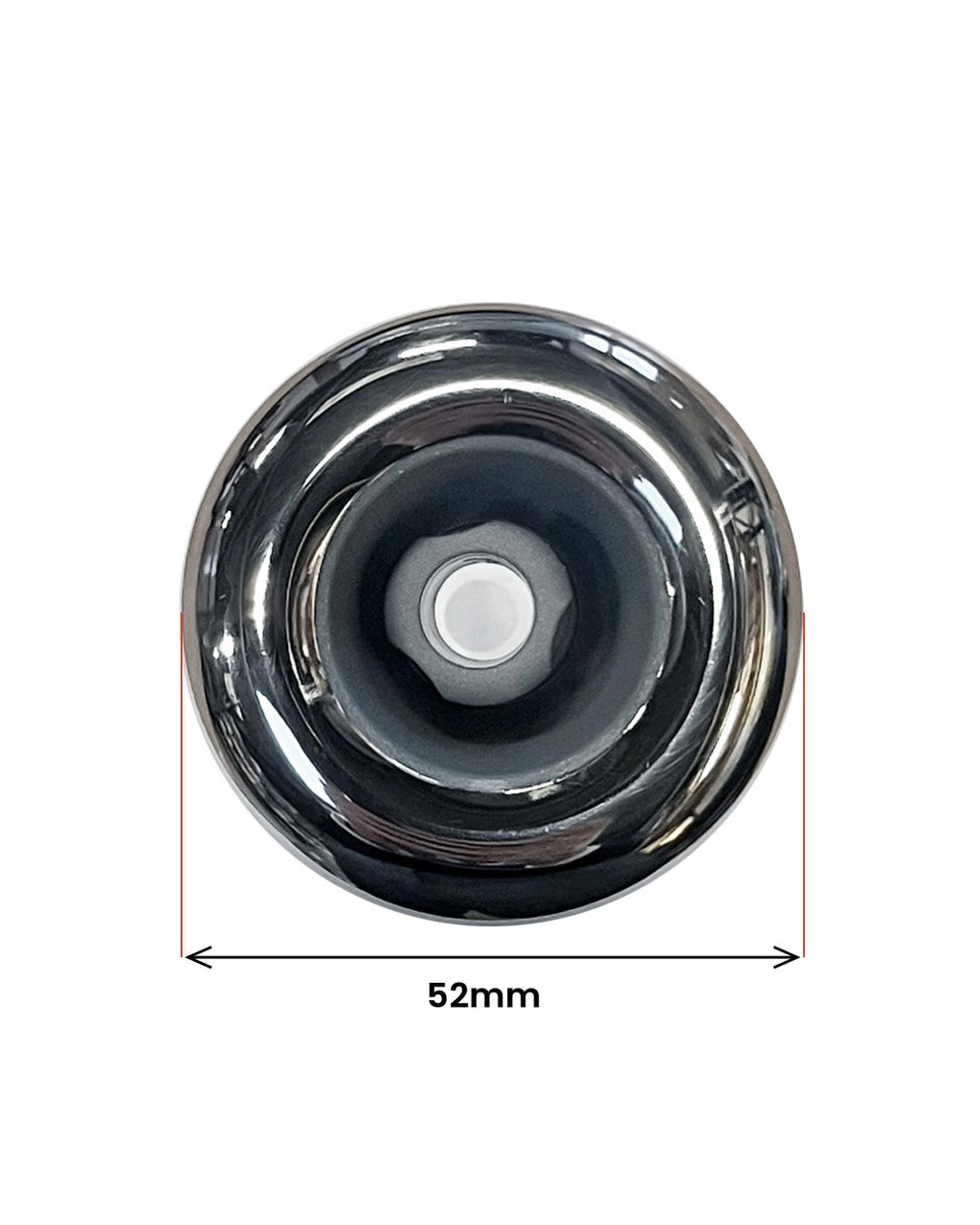 Direkte dyse 52 mm Stål-Grå