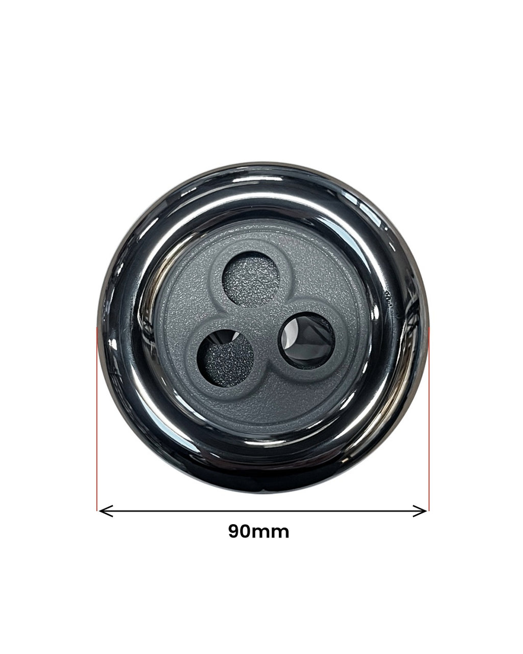 Roterende dyse 90 mm Stål-Grå