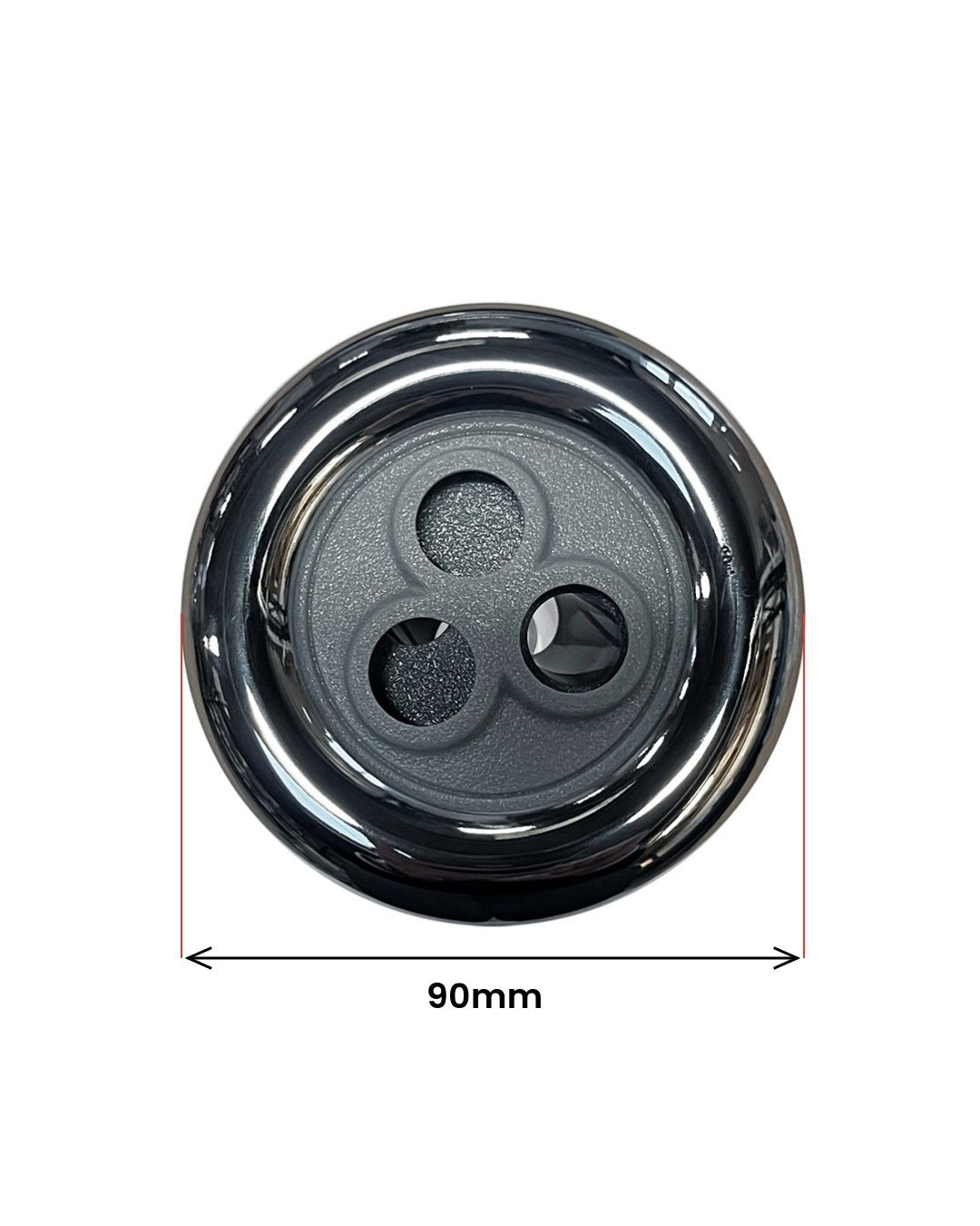 Roterende dyse 90 mm Stål-Grå