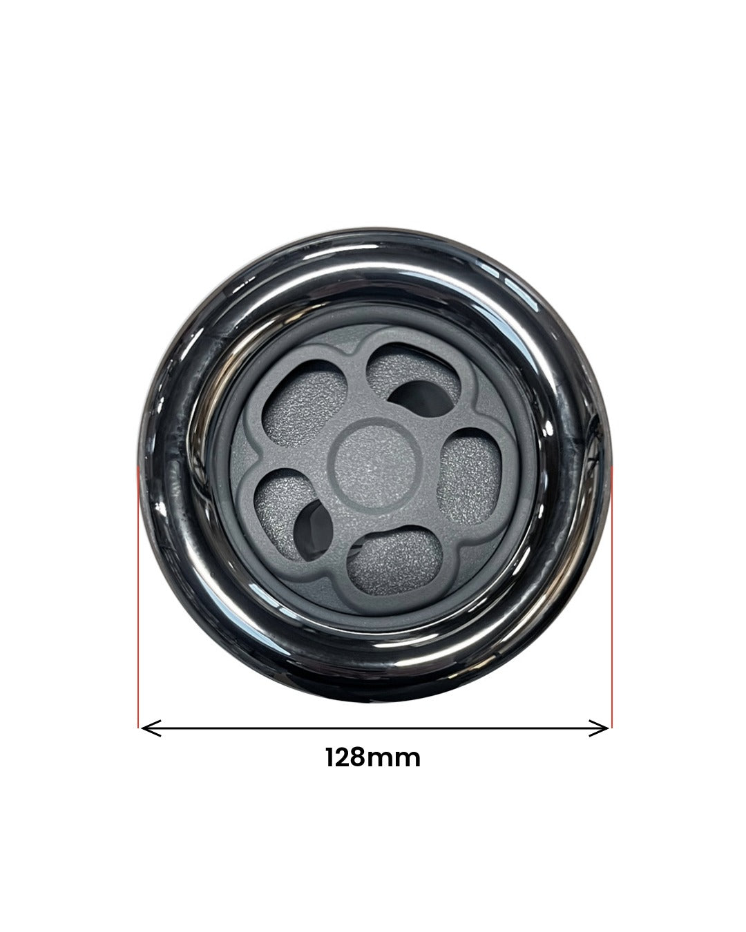 Roterende dyse 128 mm Stål-Grå