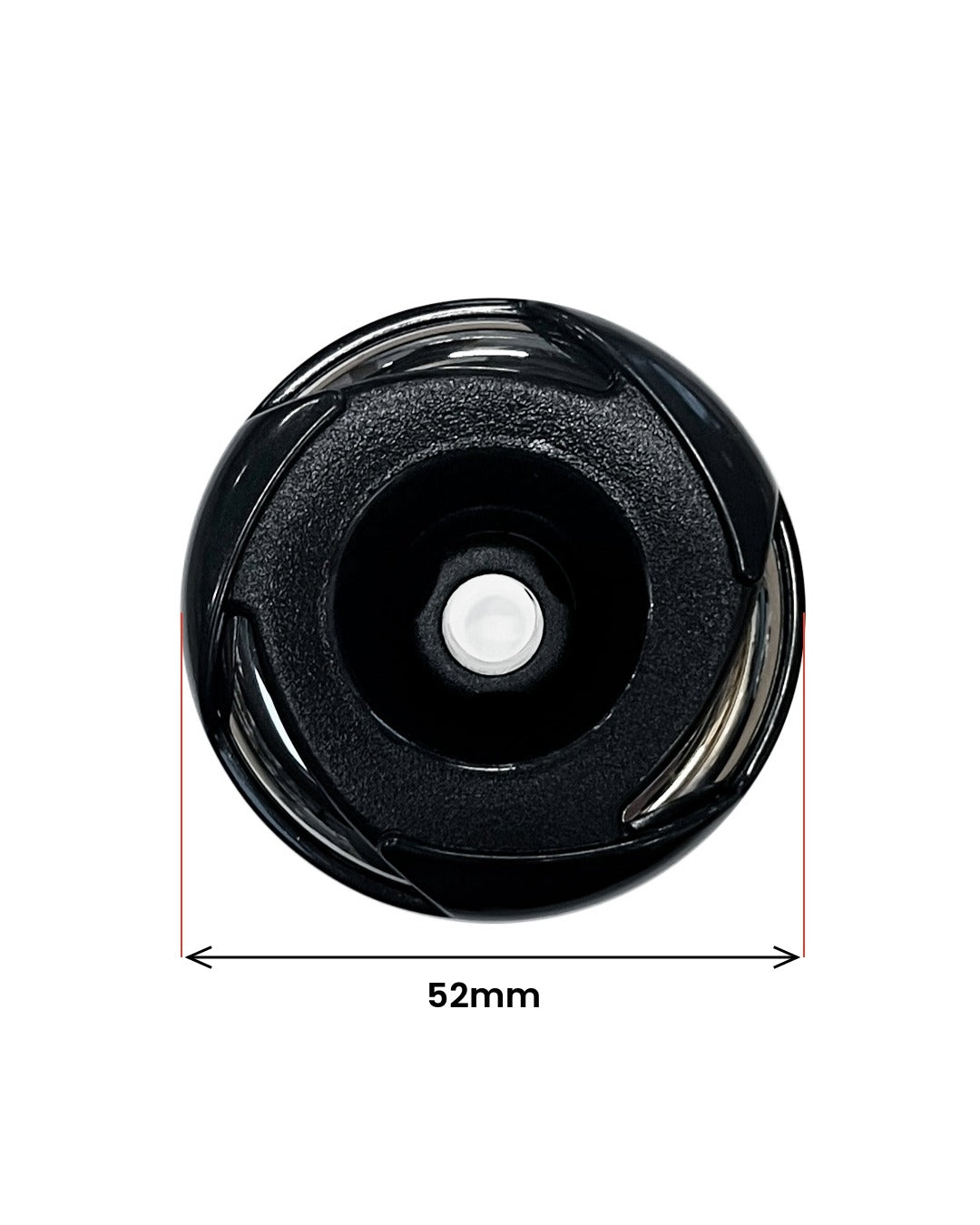 Direkte dyse 52 mm Stål-Sort