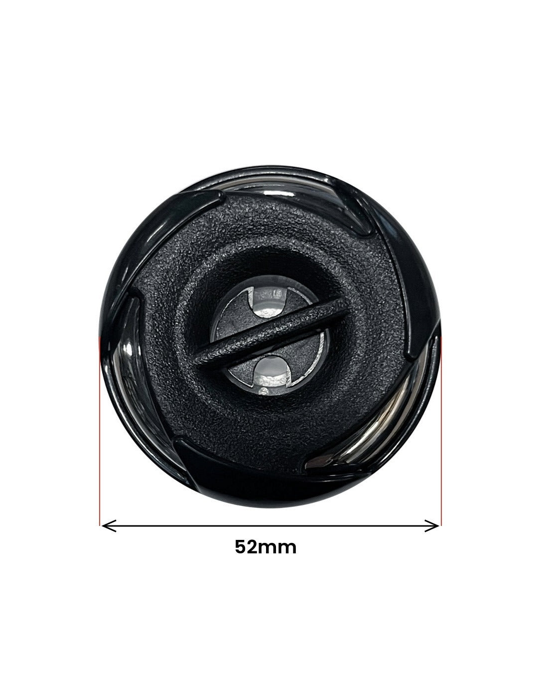 Roterende dyse 52 mm Stål-Sort