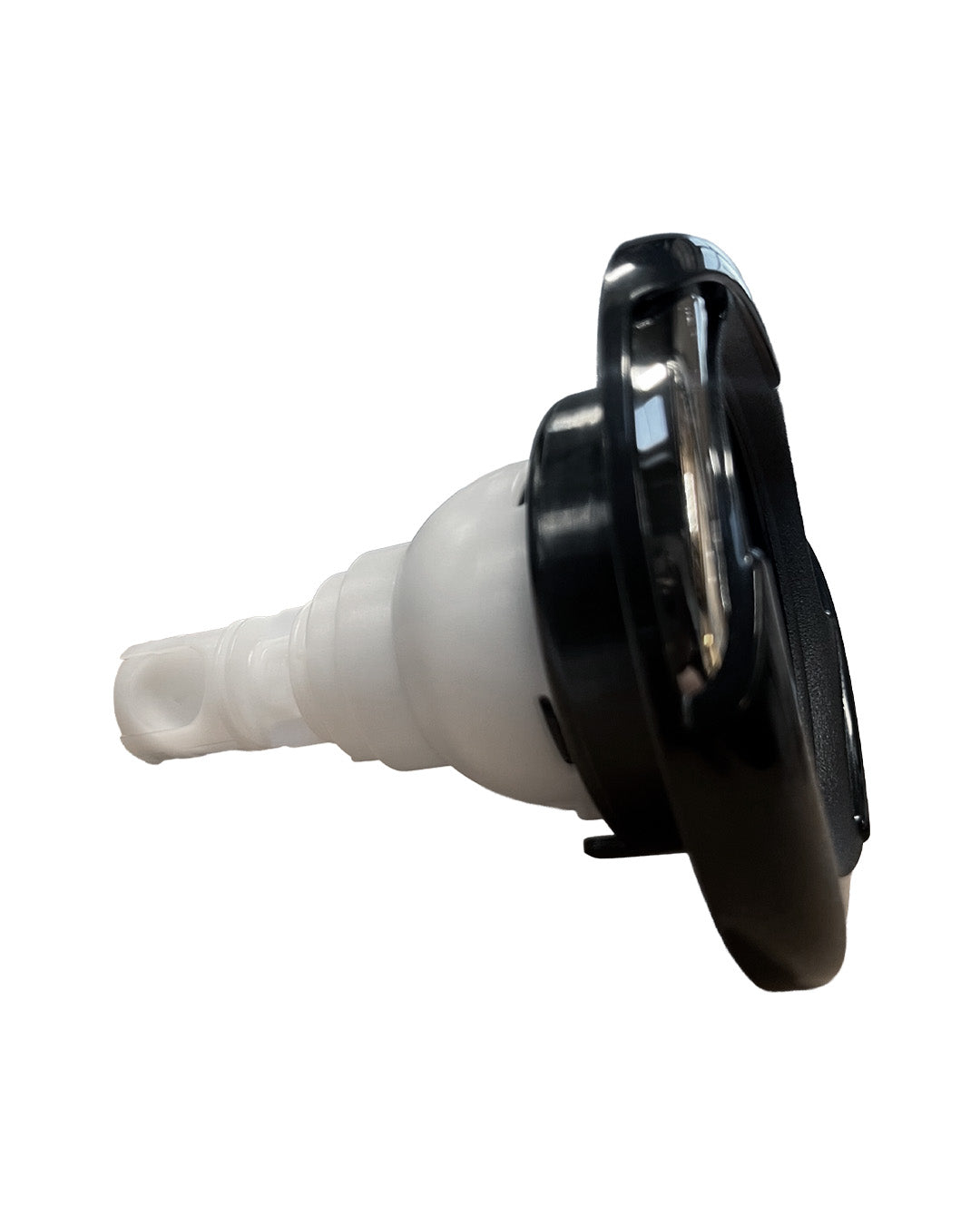 Direkte dyse 128 mm Stål-Sort