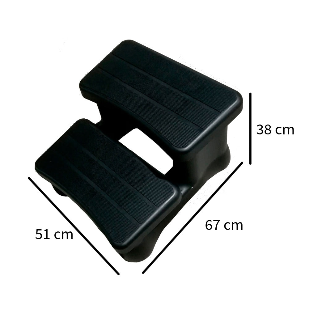 Trappe til udespa sort