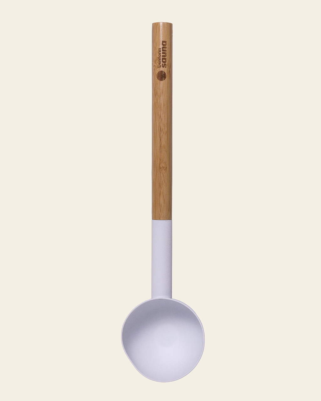 Saunaøse Hvid Aluminium & Bambus