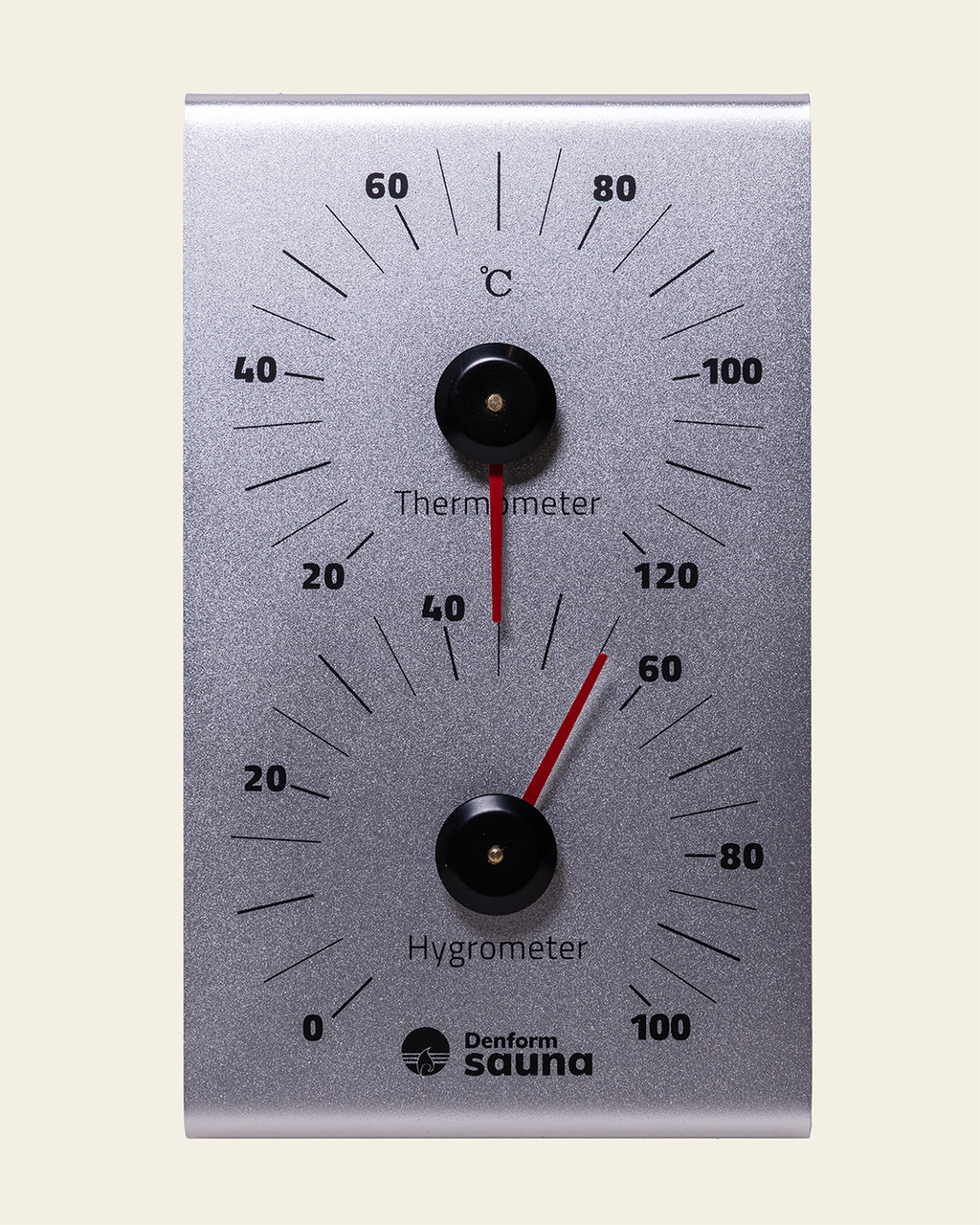 Hygrometer & Termometer Aluminium