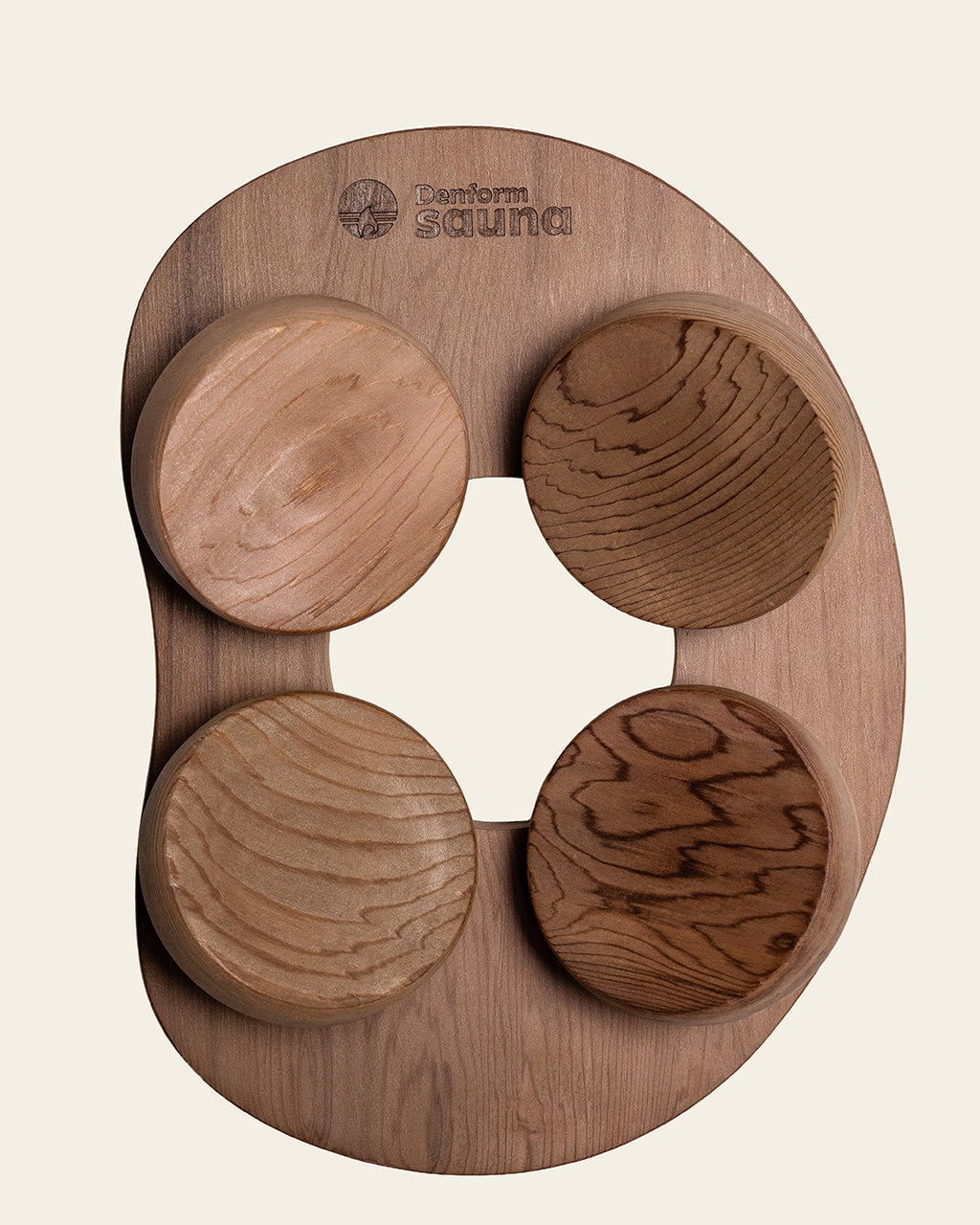 Nakkestøtte i Træ til Sauna