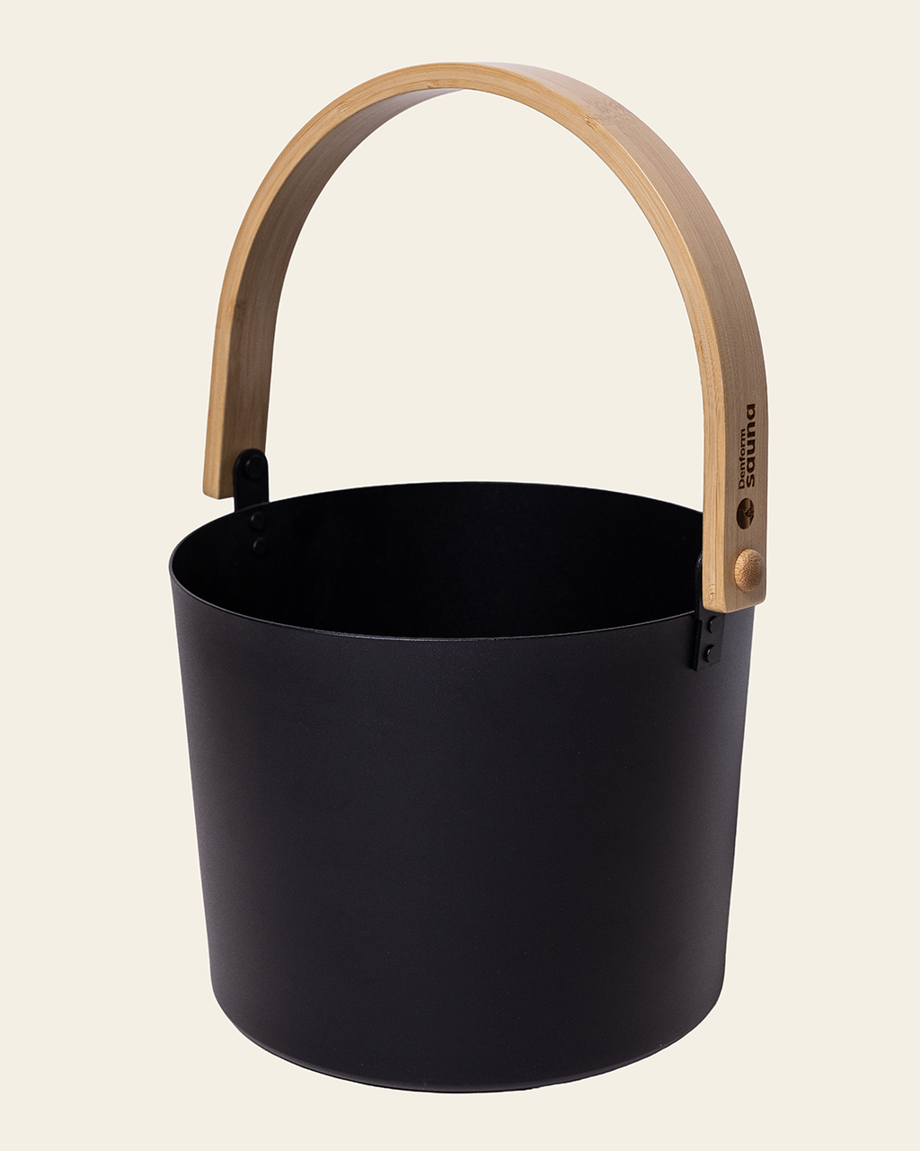 Saunaspand i Aluminium & Bambus