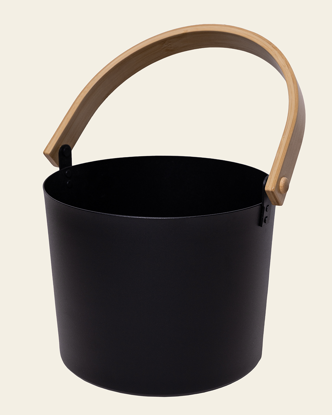 Saunaspand i Aluminium & Bambus