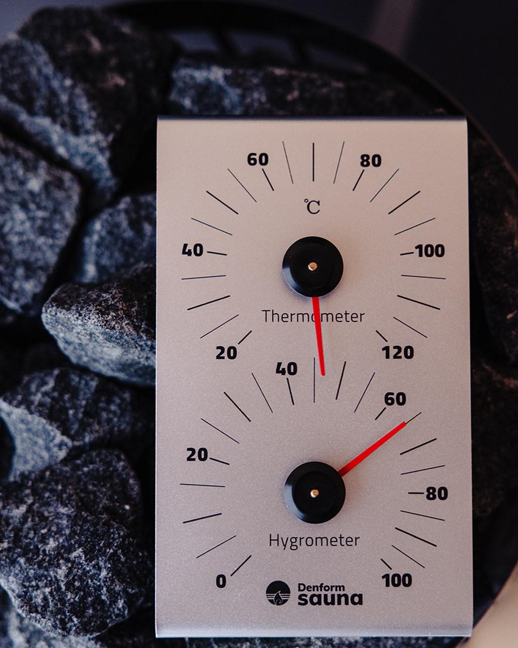 Hygrometer & Termometer Aluminium