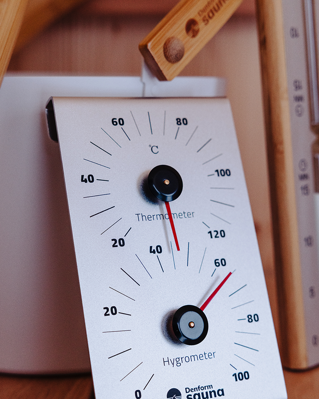 Hygrometer & Termometer Aluminium