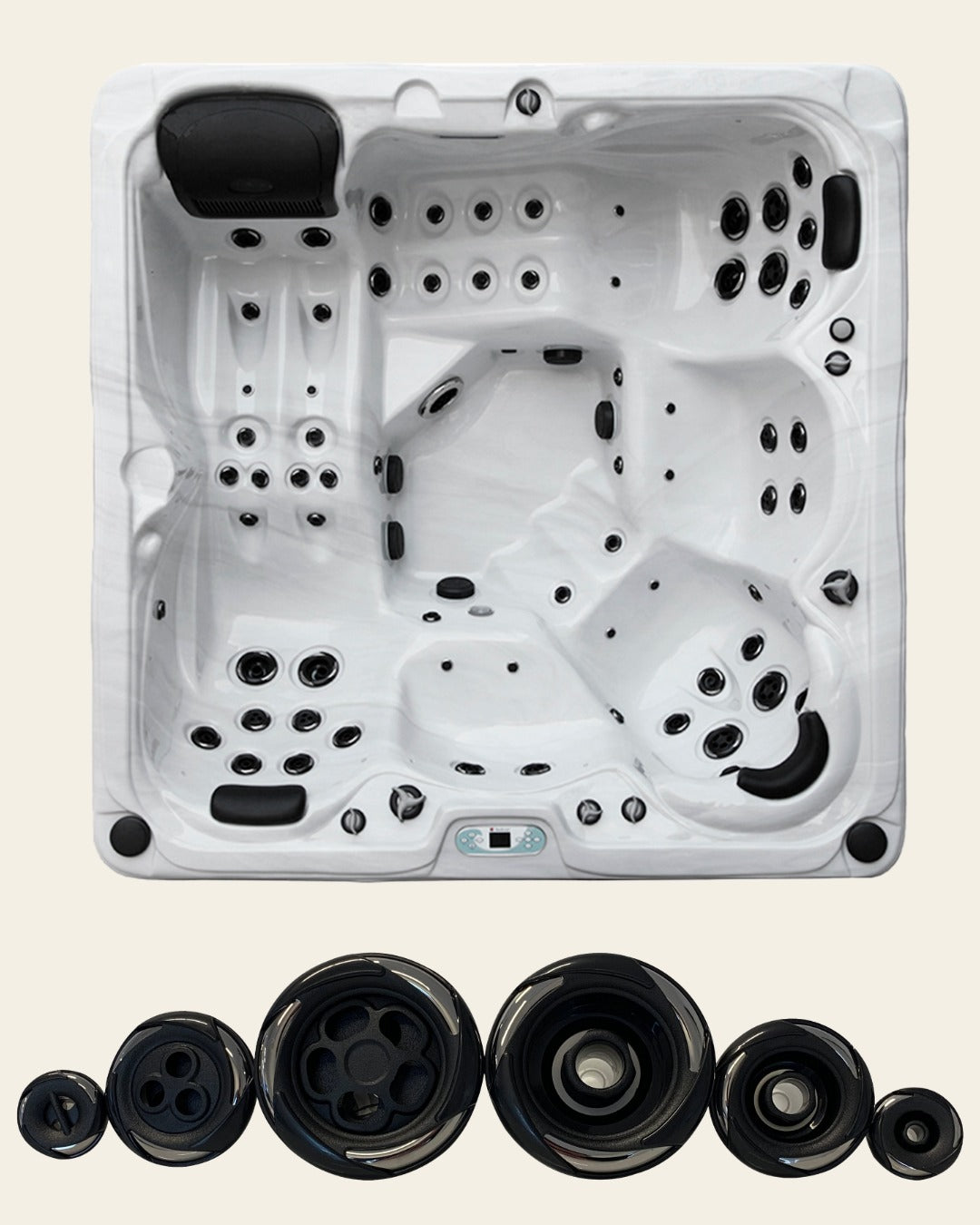Komplet dysesæt til model Spacious - 52mm
